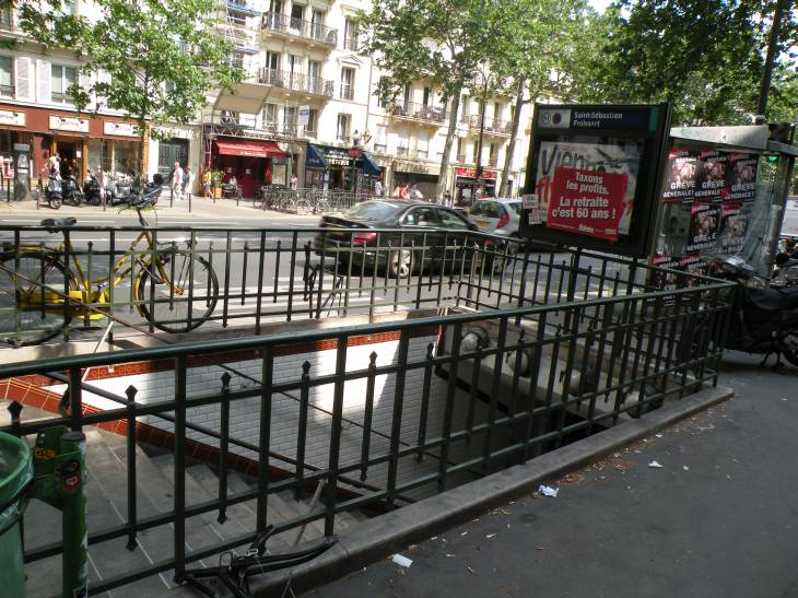  métro Saint Sébastien Froissart